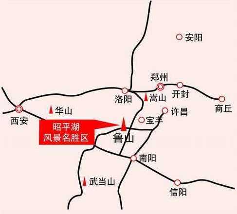 昭平湖路线图